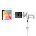 Bundle / Premium Medical Rolling Cart + Space, Enclosure + Plus Hub VESA Box for iPad 10th-11th (A16) Gen - White
