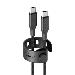 Data Transfer Cable - Racing USB-C to USB-C Cable 240W USB 2.0 2M Space Black
