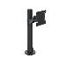 Pole With Vesa Mount On Angled Connection Joint Black