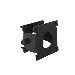 Wall Mount Flip A-frame / Vesa 75 - Black