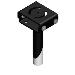 5in Center-Mounted Complete Upper Pole