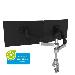 Zepher 4 Twin Monitor Arm Silver