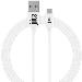 Rounded Cable - USB-a To USB-c - 1m - White
