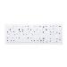 AK-C7000F-FUS Hygiene Compact Fully Sealed - Keyboard With Numeric Pad - Wireless - White - Qwerty US/Int'l