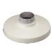 Aluminum Hanging Mount For Indoor Vandal Dome Camera - Ivory