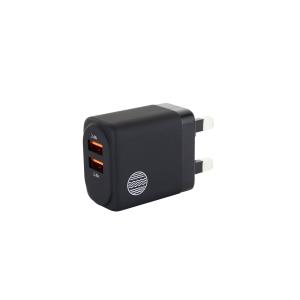 24w Dual USB-a Wall Charger (uk Port)